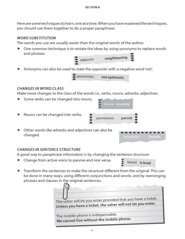 Key Guide Lower Secondary English: Mastering Paraphrasing Skills (Second Edition) - Image 8