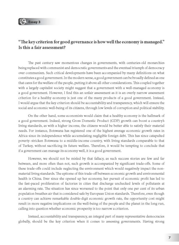 A-Level General Paper Model Essays - Second Edition - Image 5