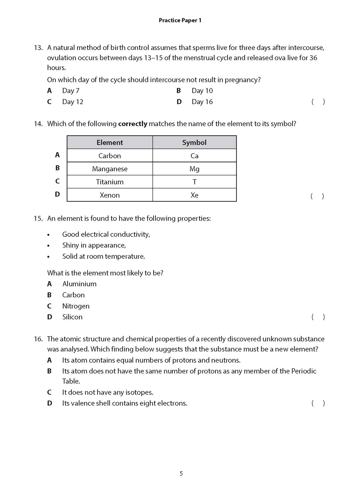 Secondary One Science G3 Practice Papers for Examination Mastery - Image 7