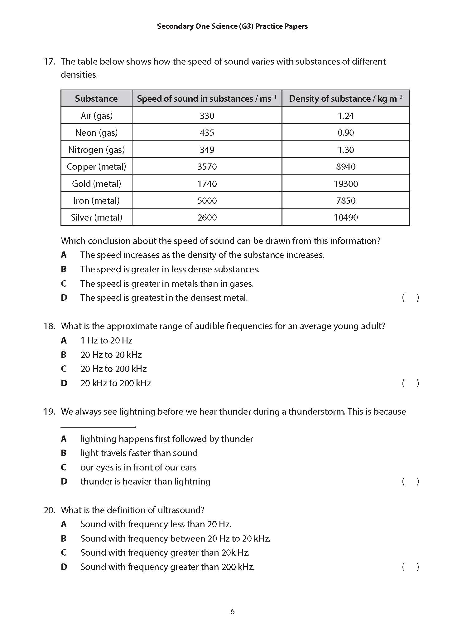Secondary One Science G3 Practice Papers for Examination Mastery - Image 8