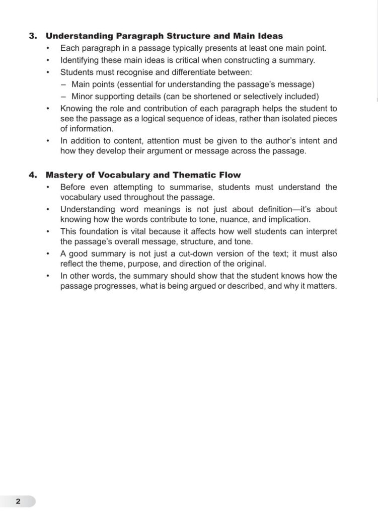 Upper Secondary O Level Summary Guide and Practice - CPD Singapore ...